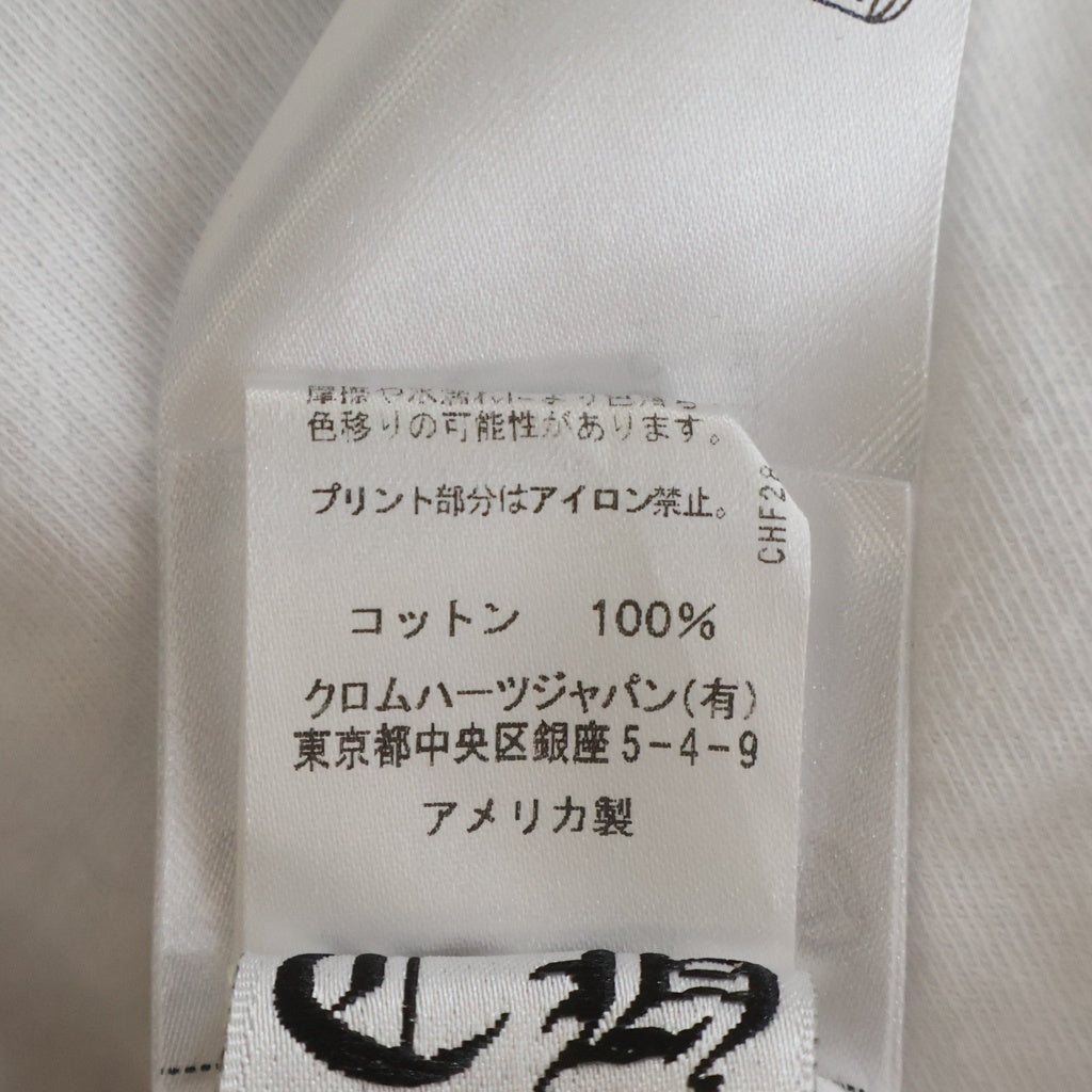 CHROME HEARTS(クロムハーツ) CH T-SHIRT ネックロゴ 半袖Tシャツ ホワイト