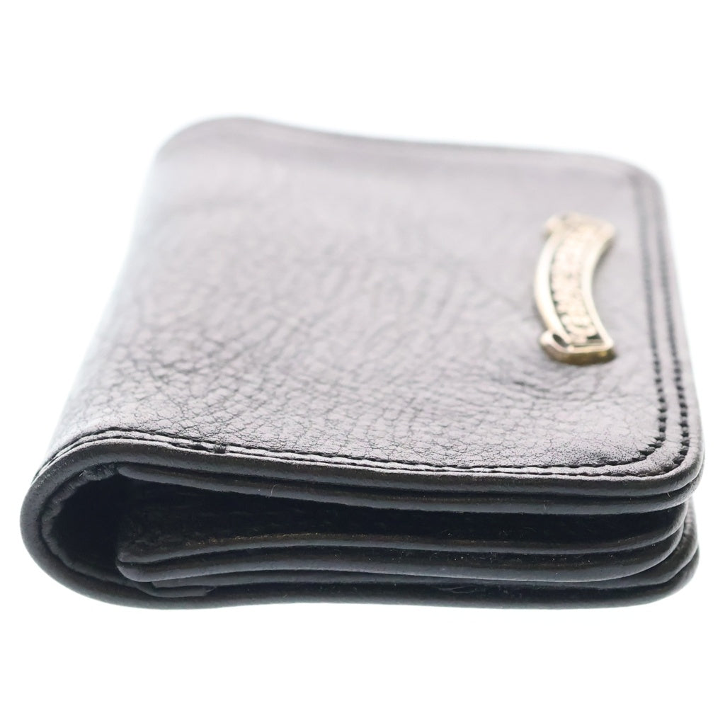 CHROME HEARTS(クロムハーツ) CARD CASE グロメット付き レザーカードケース ブラック