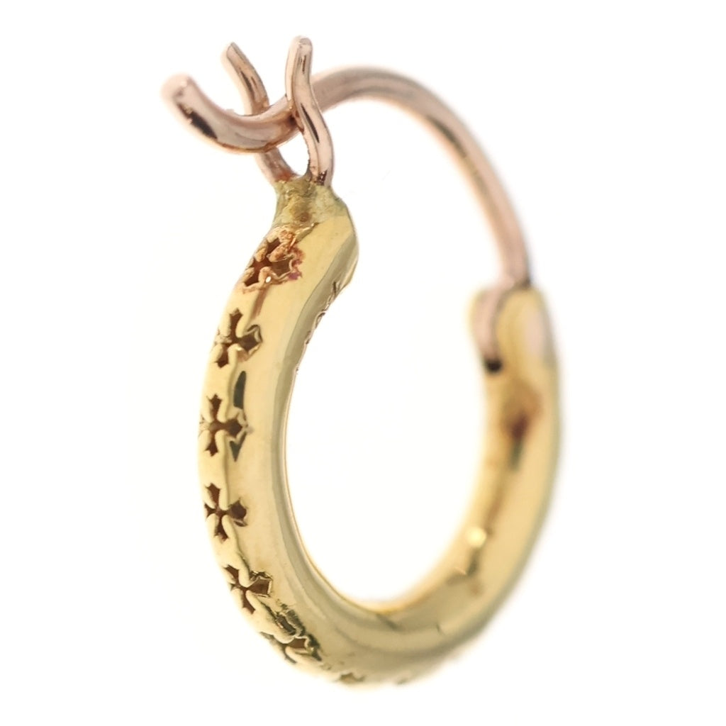 CHROME HEARTS(クロムハーツ) 22K HOOP TFL SML スモールTFLフープ