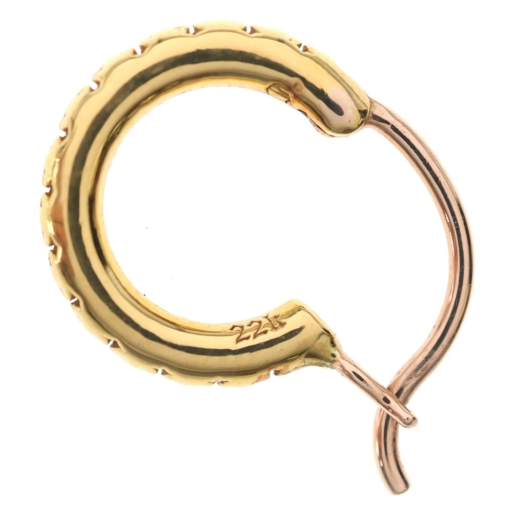 CHROME HEARTS(クロムハーツ) 22K HOOP TFL SML スモールTFLフープピアス ゴールド