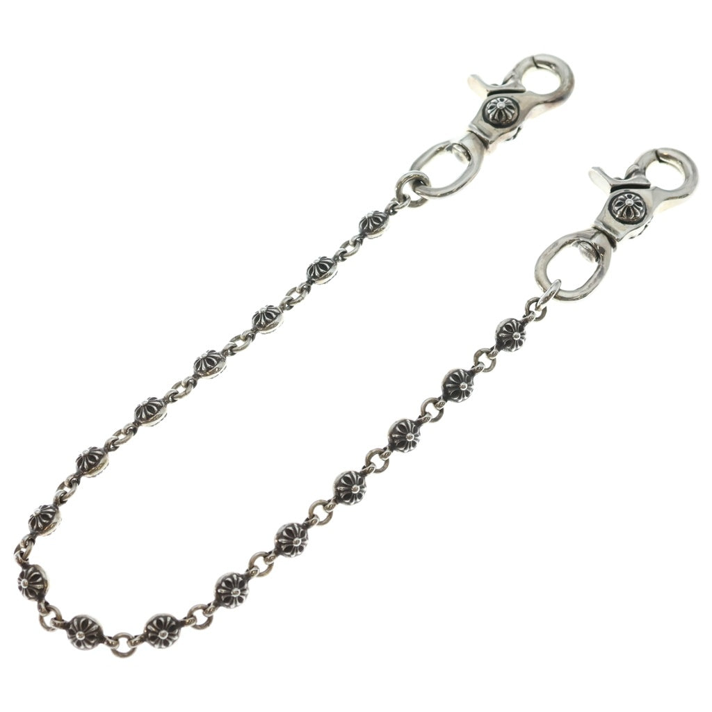 CHROME HEARTS(クロムハーツ) 1BALL SHORT-T/2クリップショート#1クロスボール ウォレットチェーン シルバー BCA062