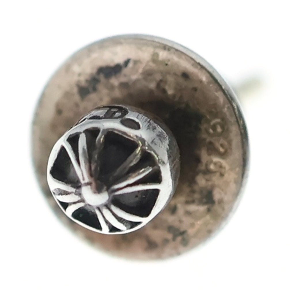 CHROME HEARTS(クロムハーツ) STUD CRS BALL MINI ミニクロスボールスタッド ピアス シルバー