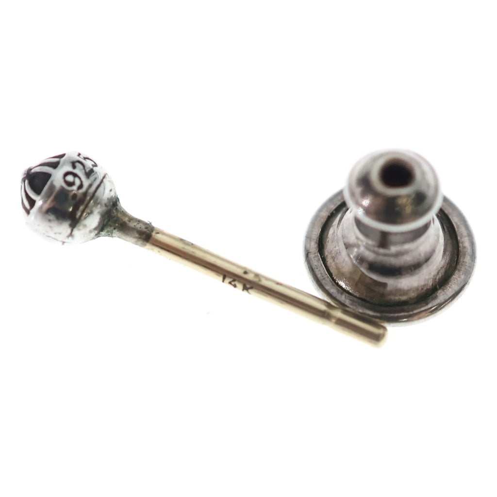 CHROME HEARTS(クロムハーツ) STUD CRS BALL MINI ミニクロスボールスタッド ピアス シルバー