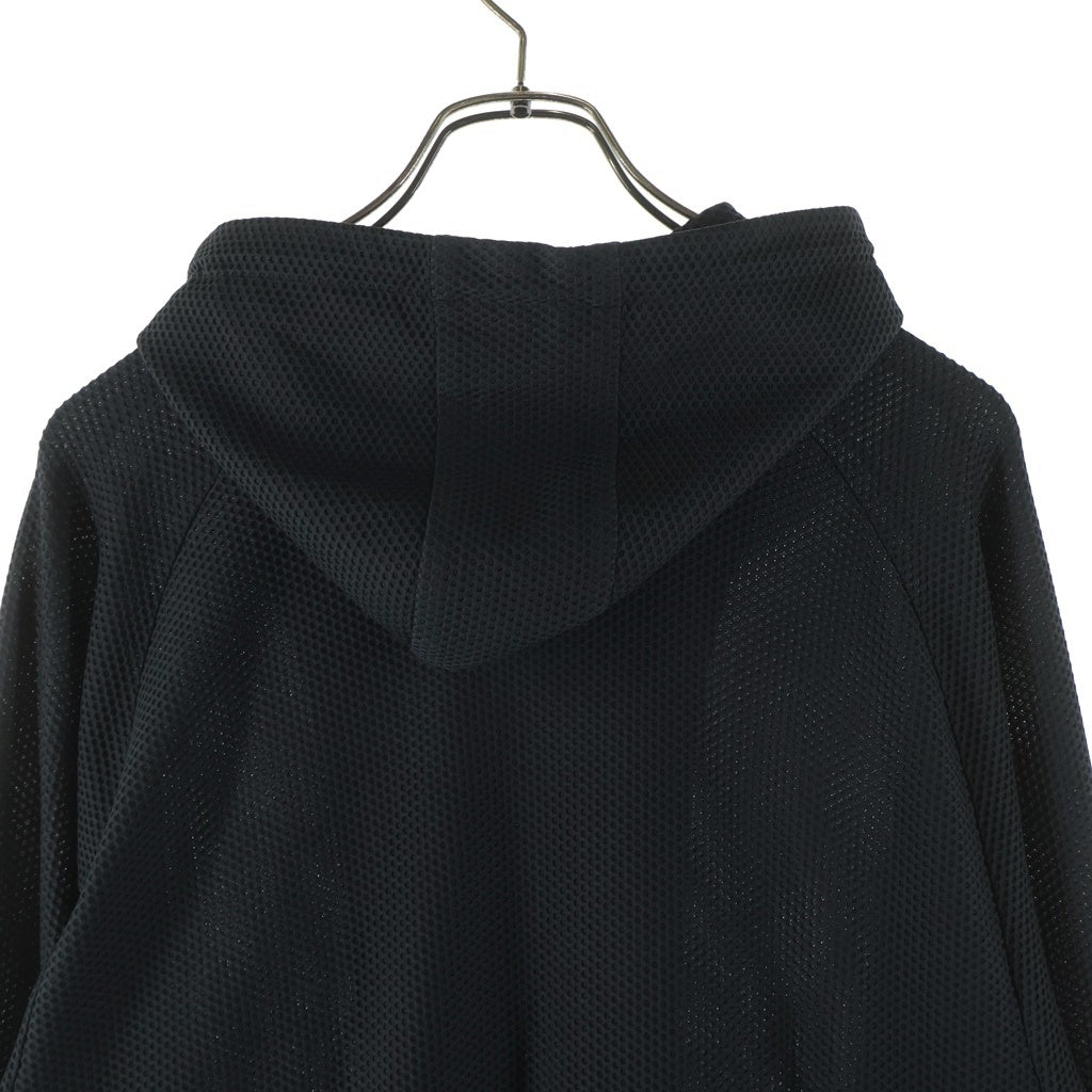 1 PIU 1 UGUALE 3 RELAX(ウノピゥウノウグァーレトレ) 113 SPORT TECHNICAL MESH GRAY ZIP UP PARKA メッシュジップアップパーカー フーディー グレー TM714-TM06-88