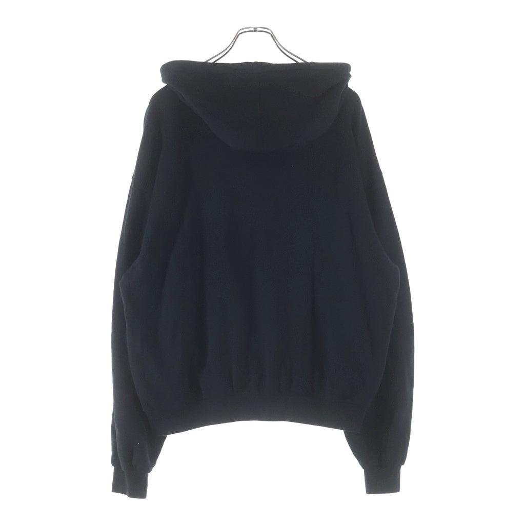 CELINE(セリーヌ) Triomphe Hoodie トリオンフ カシミヤ混 プルオーバースウェットパーカー フーディー ブラック 2Y35D450I.38AW