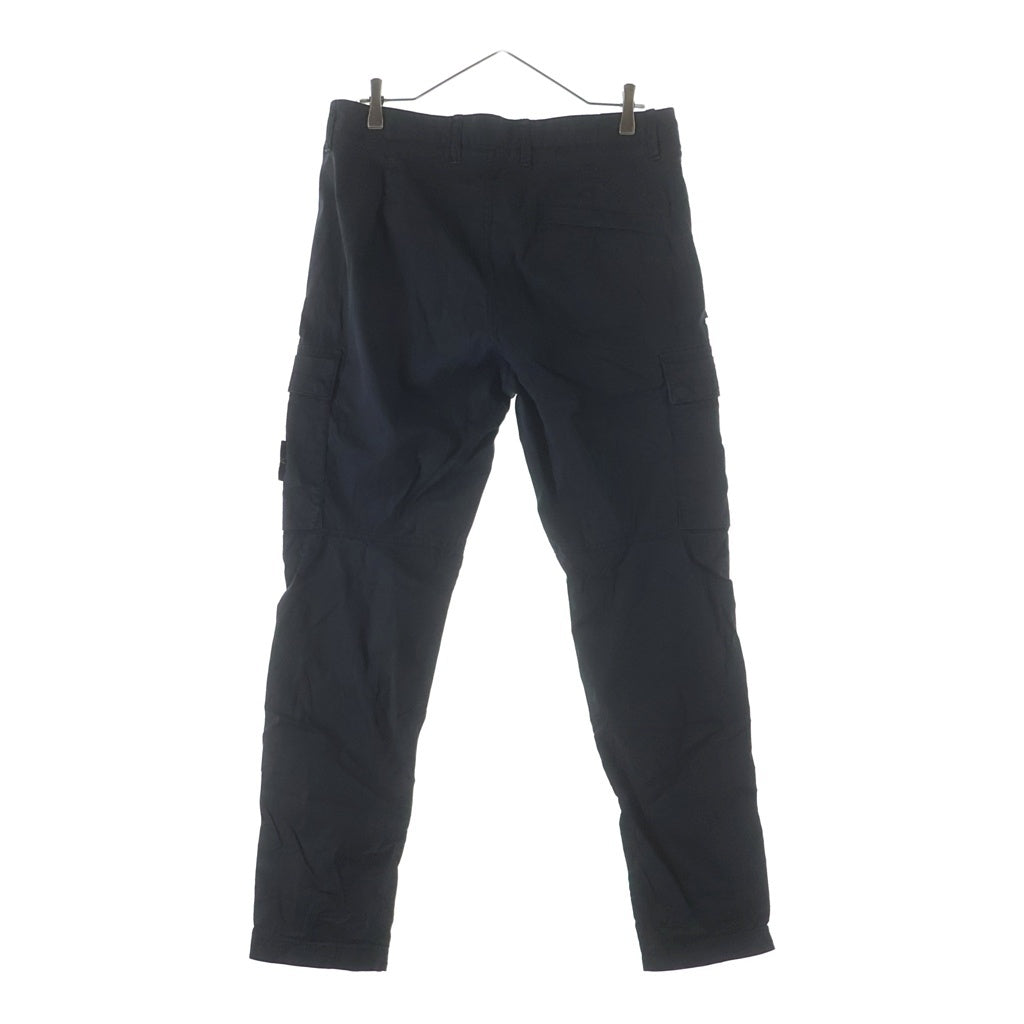 STONE ISLAND(ストーンアイランド) TYPE RE-T Cargo Pants ロゴワッペン カーゴパンツ ブラック 771530410