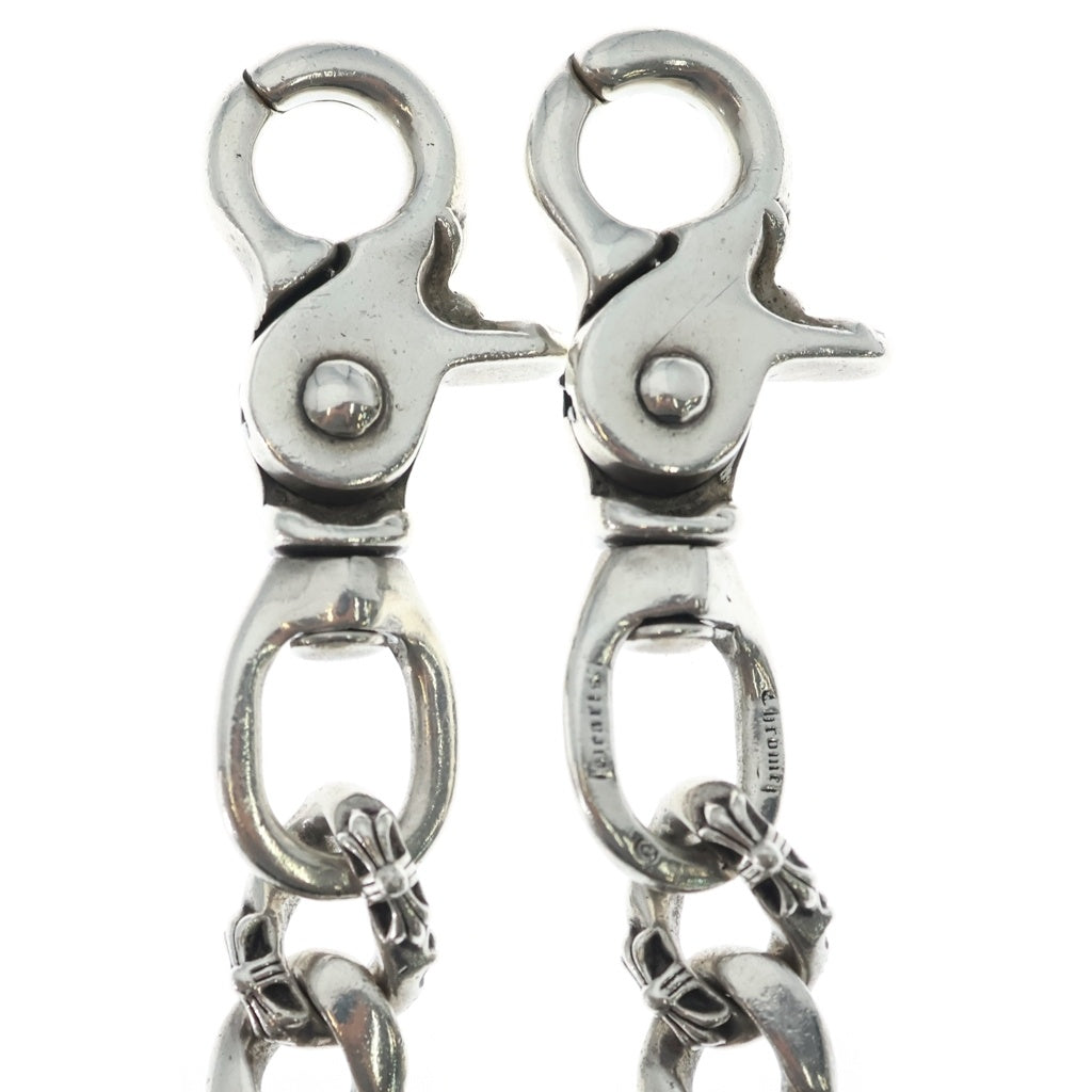 CHROME HEARTS(クロムハーツ) FANCY LONG-T/2クリップロングファンシー ウォレットチェーン シルバー BCA075