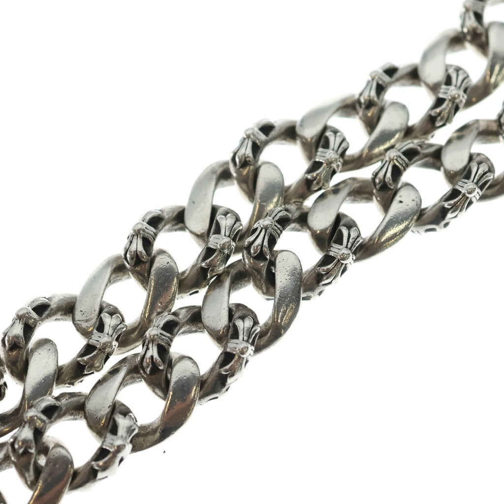 CHROME HEARTS(クロムハーツ) FANCY LONG-T/2クリップロングファンシー ウォレットチェーン シルバー BCA075
