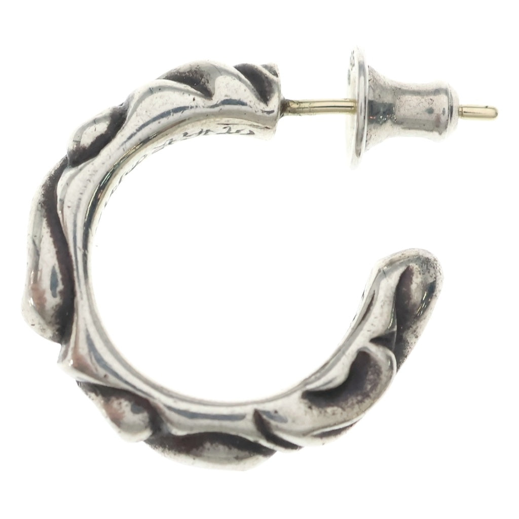 CHROME HEARTS(クロムハーツ) HOOP SCROOL スクロール フープピアス シルバー BCA102