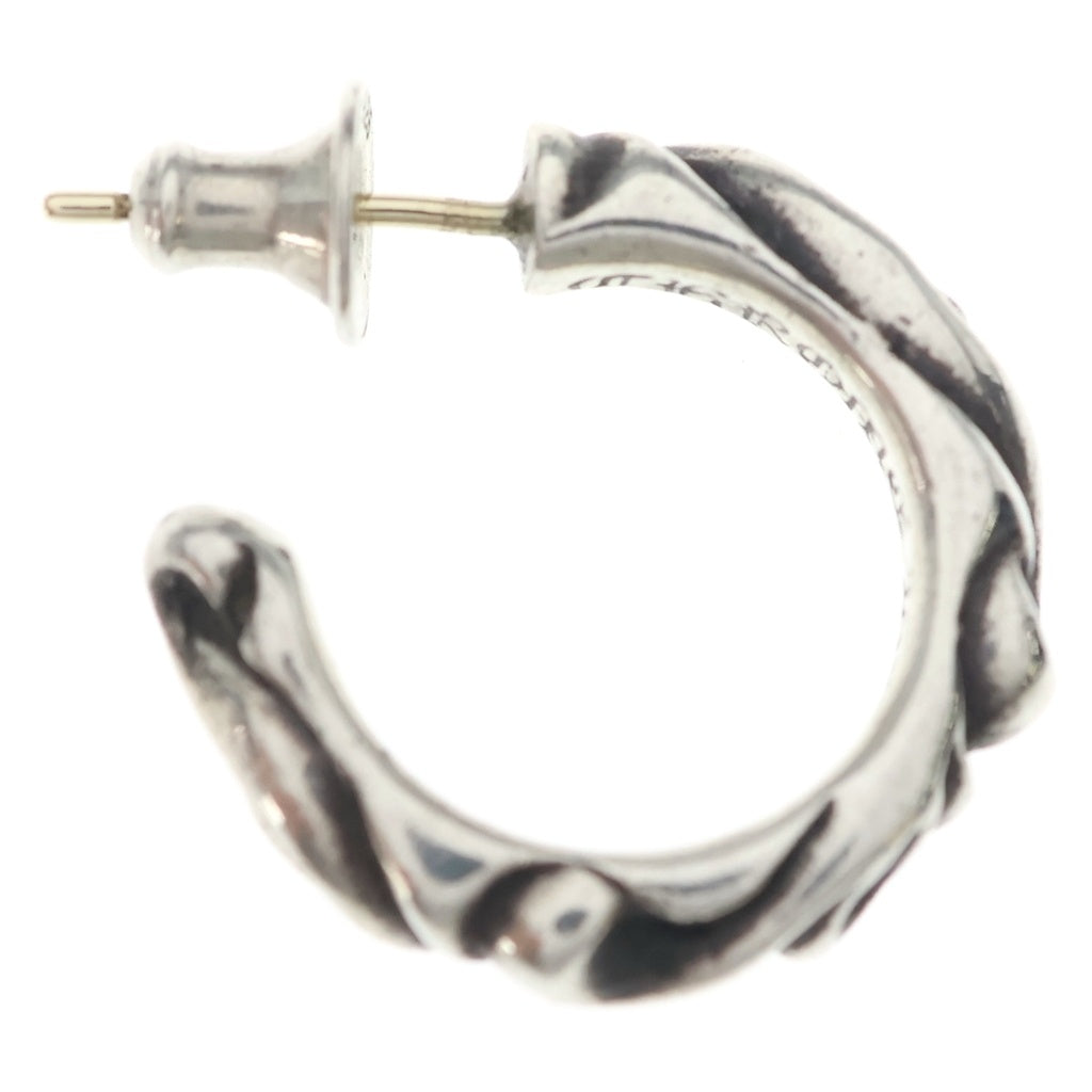 CHROME HEARTS(クロムハーツ) HOOP SCROOL スクロール フープピアス シルバー BCA102