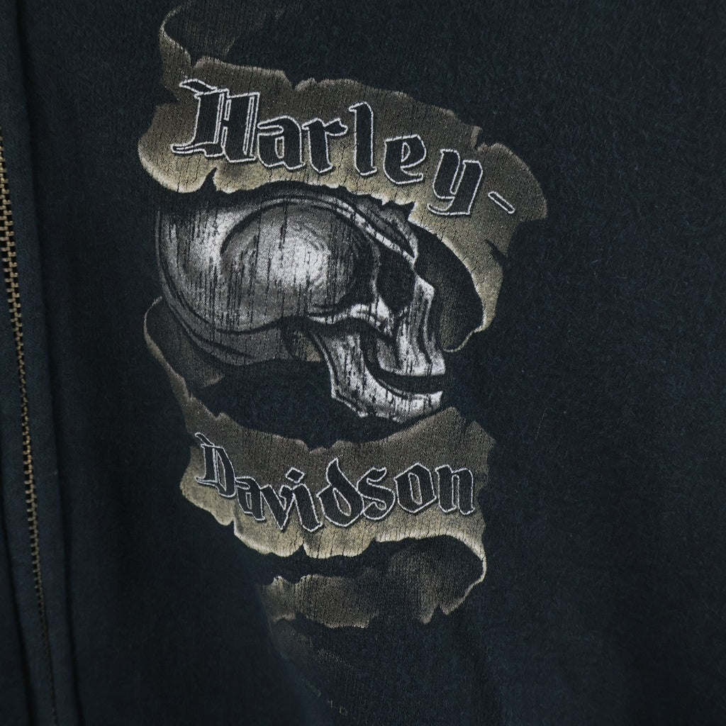 HARLEY DAVIDSON(ハーレーダビッドソン) スカルプリント ジップアップ
