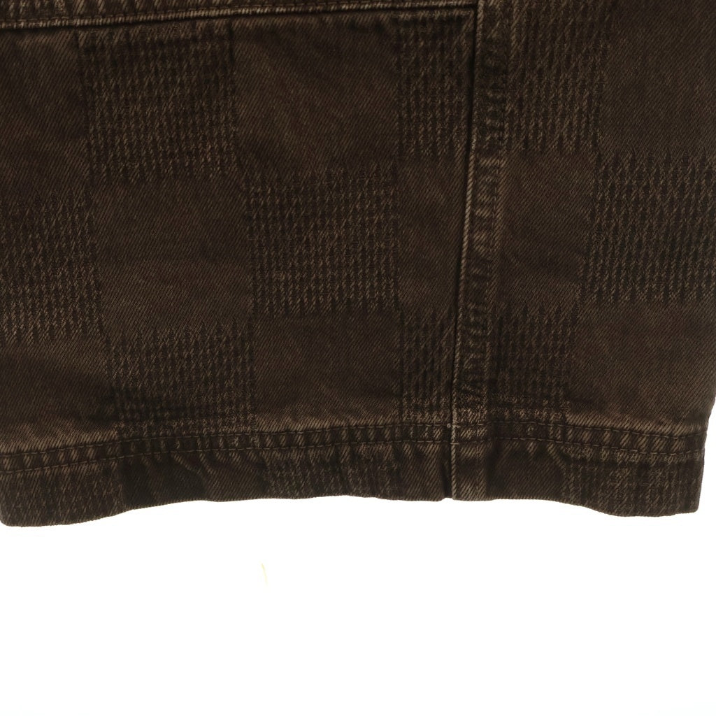 LOUIS VUITTON(ルイヴィトン) 24AW ダミエワークデニムパンツ ダブルニー ペインターパンツ ブラウン RM242M MKB HRD82W