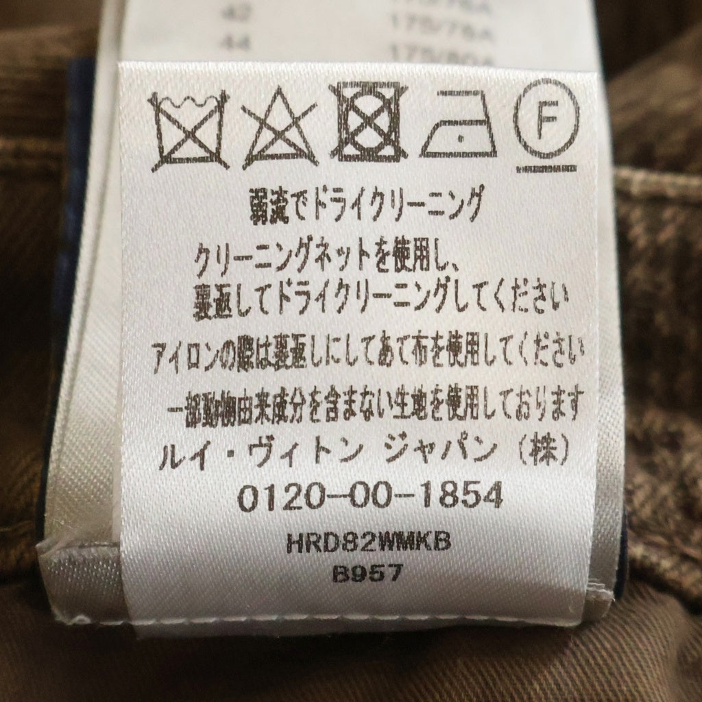 LOUIS VUITTON(ルイヴィトン) 24AW ダミエワークデニムパンツ ダブルニー ペインターパンツ ブラウン RM242M MKB HRD82W