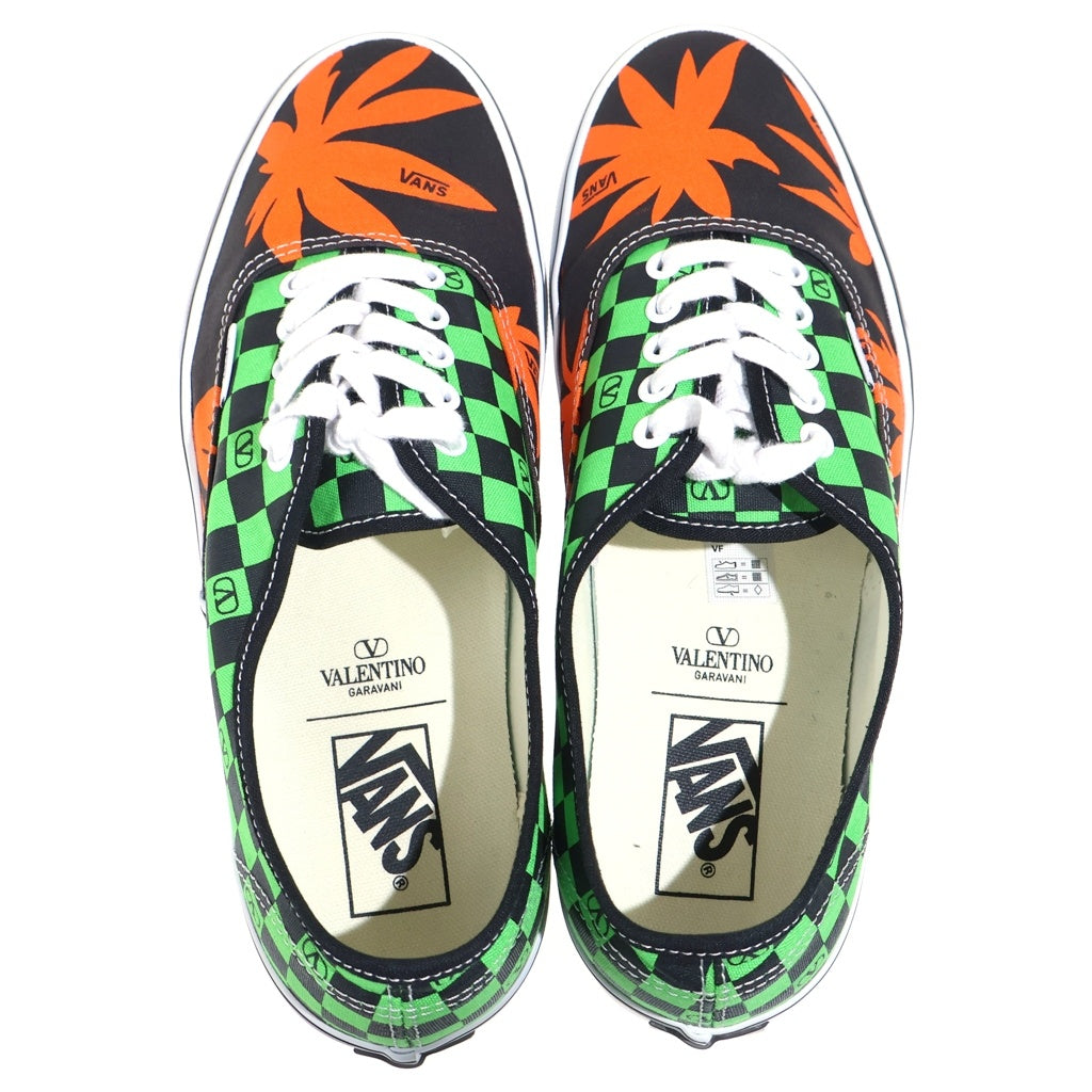 VALENTINO(ヴァレンティノ) ×VANS AUTHENTIC 7Y0S0M23 ×ヴァンズ オーセンティック チェッカーボード ローカットスニーカー マルチ