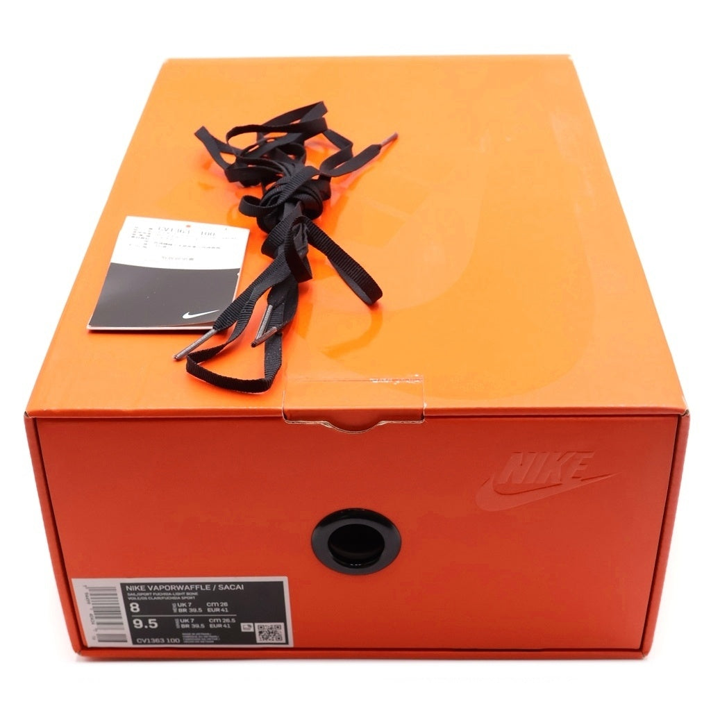 NIKE(ナイキ) × sacai VAPOR WAFFLE SP CV1363-100 ×サカイ ヴェイパーワッフル ローカットスニーカー ホワイト US8/26.0cm