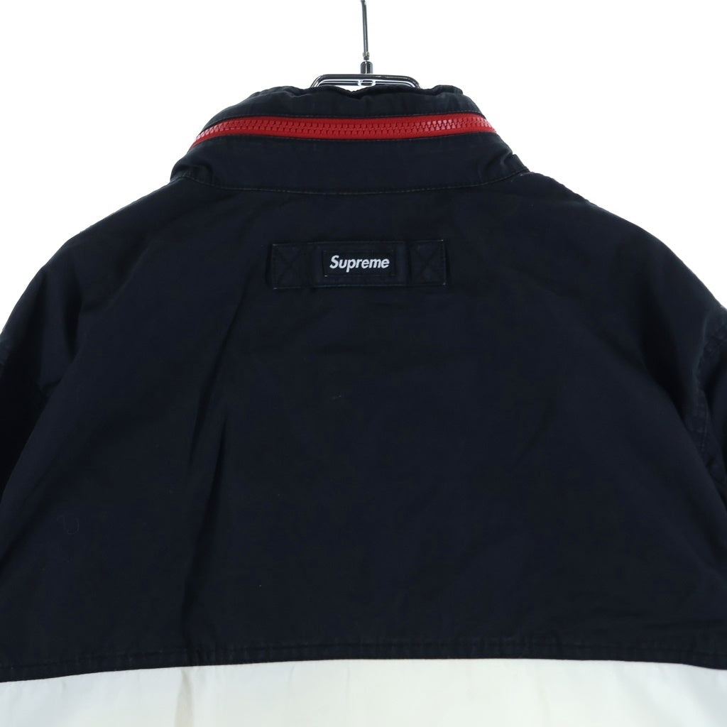 SUPREME(シュプリーム) 14SS F-1 Pullover Jacket アノラック ハーフジップ ジャケット ブラック/ホワイト/グリーン