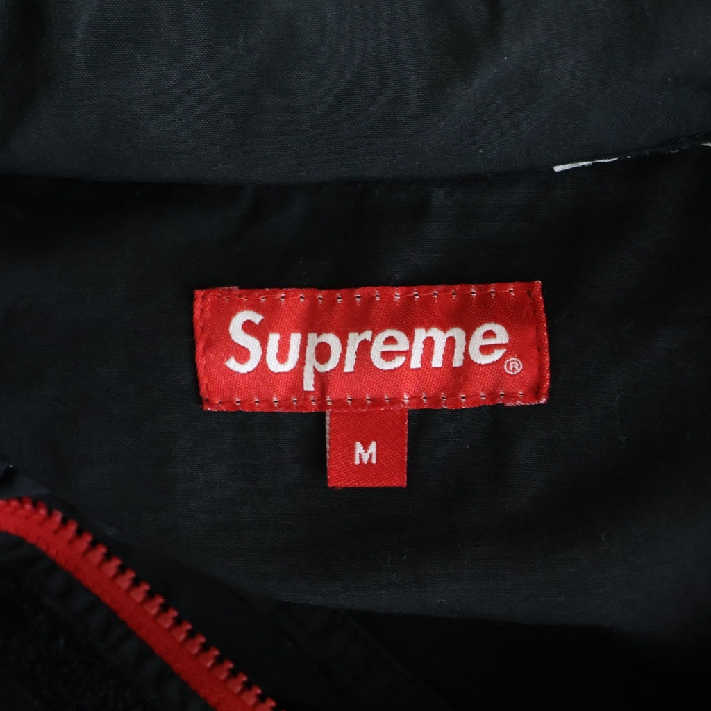 SUPREME(シュプリーム) 14SS F-1 Pullover Jacket アノラック ハーフジップ ジャケット ブラック/ホワイト/グリーン