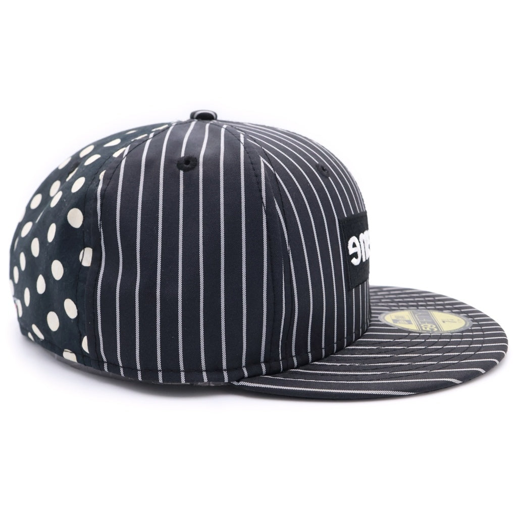 SUPREME(シュプリーム) 14SS × COMME des GARCON SHIRT× New Era コムデギャルソン ニューエラ ボックスロゴ ベースボールキャップ 帽子 ブラック/ホワイト