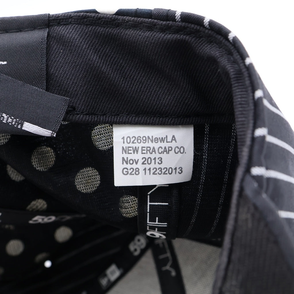 SUPREME(シュプリーム) 14SS × COMME des GARCON SHIRT× New Era コムデギャルソン ニューエラ ボックスロゴ ベースボールキャップ 帽子 ブラック/ホワイト