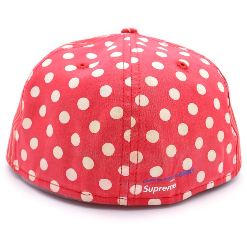 SUPREME(シュプリーム) 14SS × COMME des GARCON SHIRT× New Era コムデギャルソン ニューエラ ボックスロゴ ベースボールキャップ 帽子 レッド
