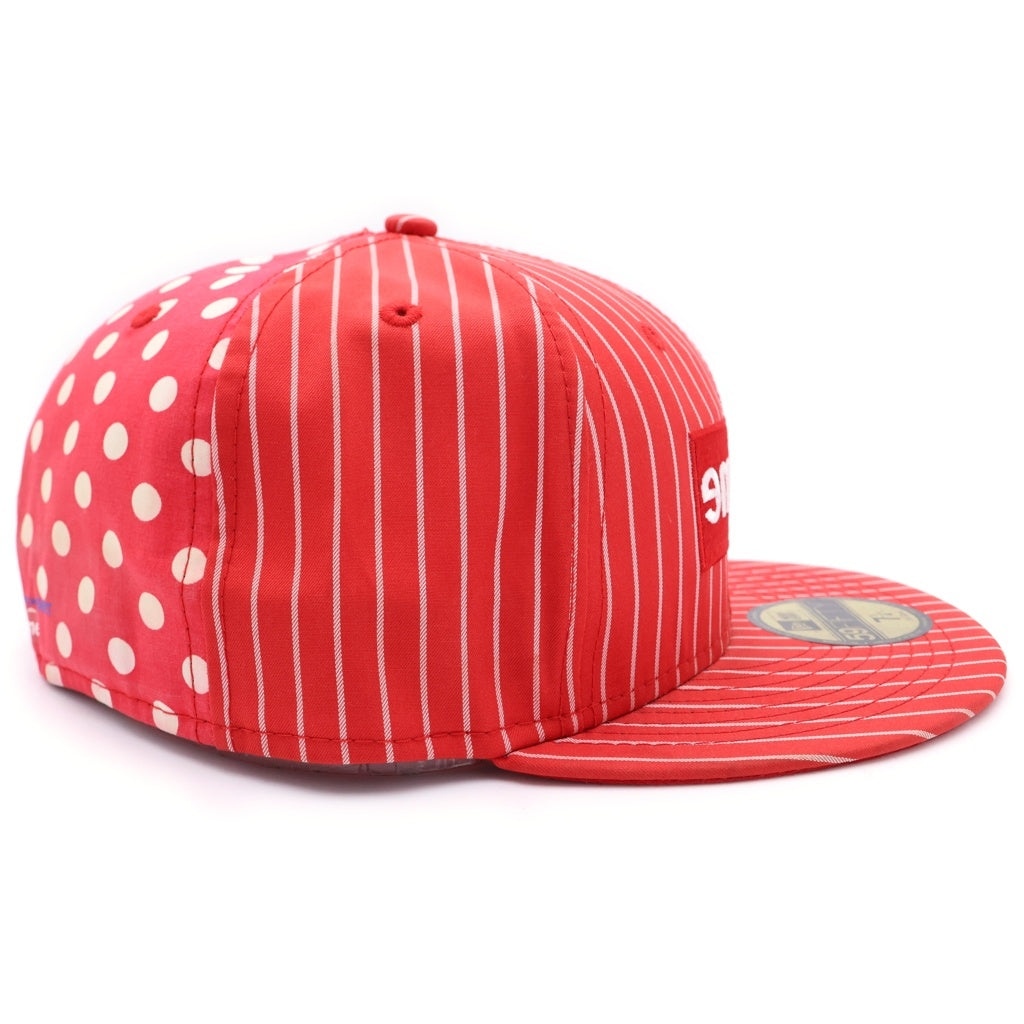 SUPREME(シュプリーム) 14SS × COMME des GARCON SHIRT× New Era コムデギャルソン ニューエラ ボックスロゴ ベースボールキャップ 帽子 レッド