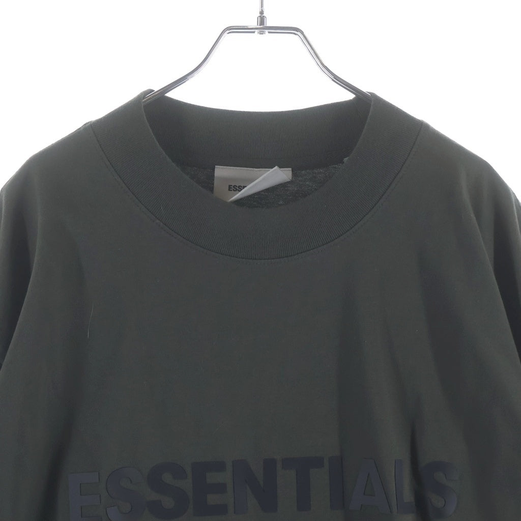 FEAR OF GOD ESSENTIALS(フィアオブゴッド エッセンシャルズ) L/S T-SHIRT ラバーロゴ 長袖Tシャツ ロンT グレー
