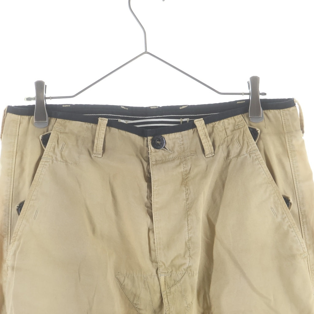 STONE ISLAND(ストーンアイランド) TYPE RE Cropped Pants ロゴワッペン クロップドパンツ ベージュ 5615L50WN