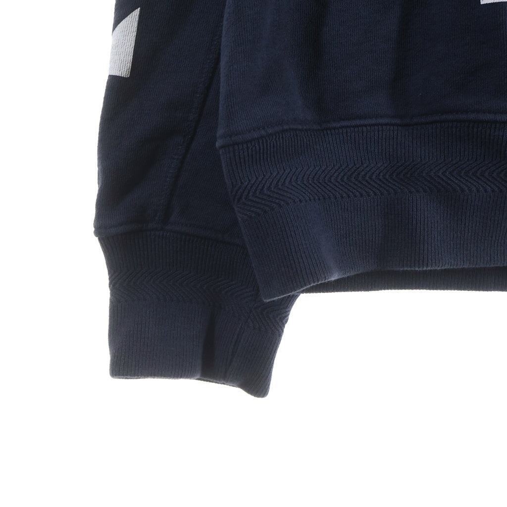 OFF-WHITE(オフホワイト) 15AW Sweatshirt クルーネックスウェットトレーナー ネイビー