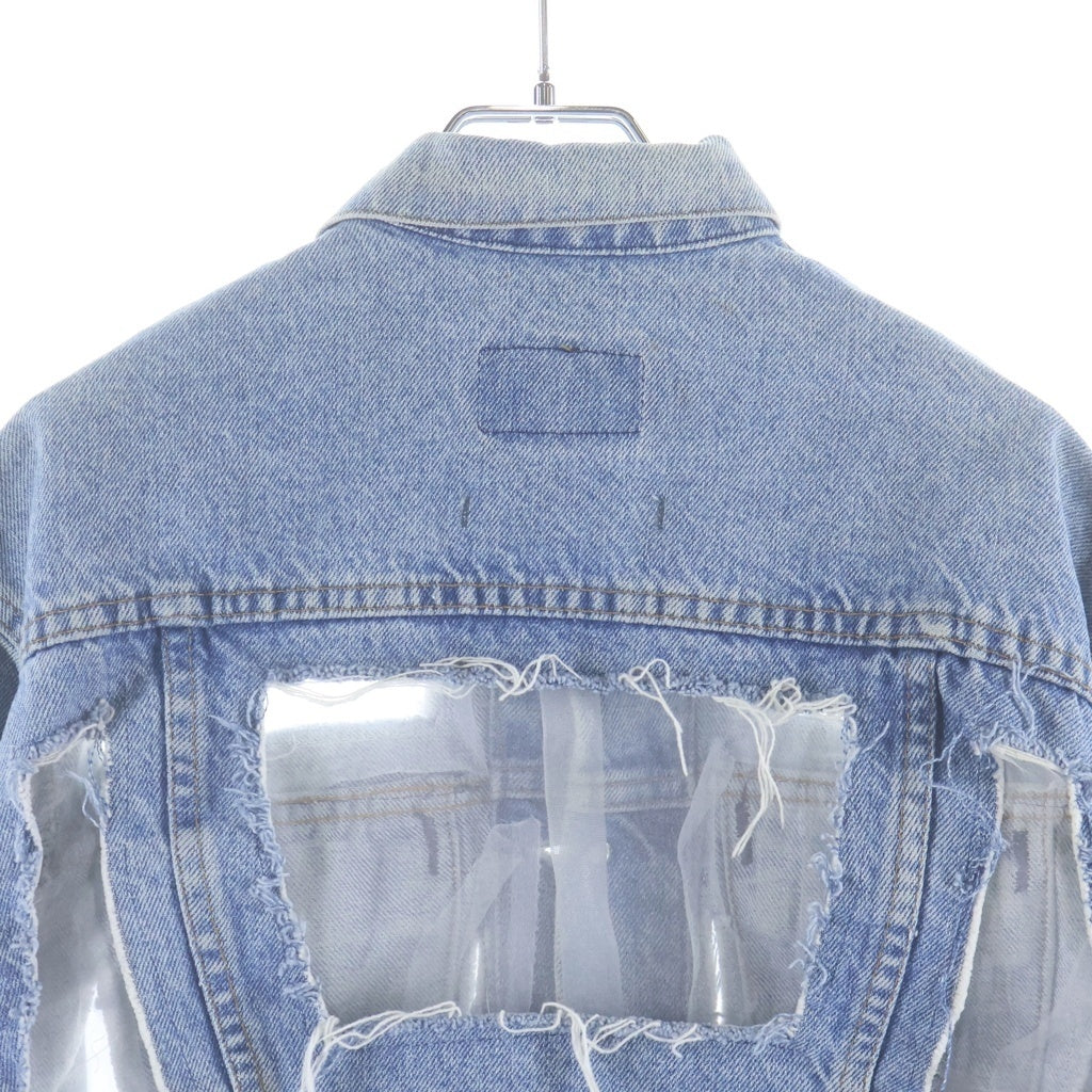 OFF-WHITE オフホワイト 16SS Levi's Vision Denim Jacket リーバイス 再構築デニムジャケット インディゴ OFFLVSS16 OFF-WHITE(オフホワイト) 16SS Levi's Vision Denim Jacket リーバイス