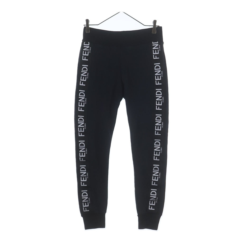 FENDI(フェンディ) Jogger Pants サイドロゴ スウェットパンツ ジョガーパンツ ブラック FAB146 A49Q