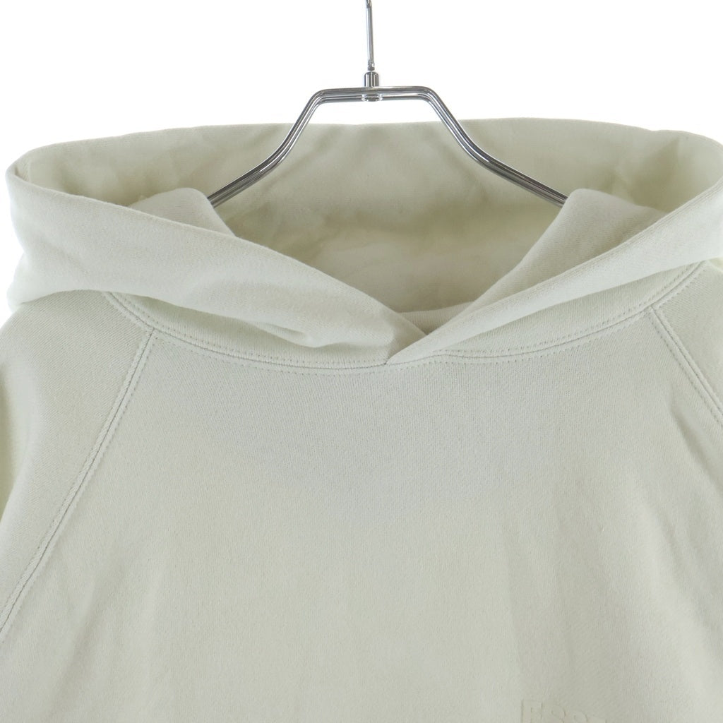 FEAR OF GOD ESSENTIALS(フィアオブゴッド エッセンシャルズ) HOODIE ラバーロゴ プルオーバースウェットパーカー フーディー クリーム