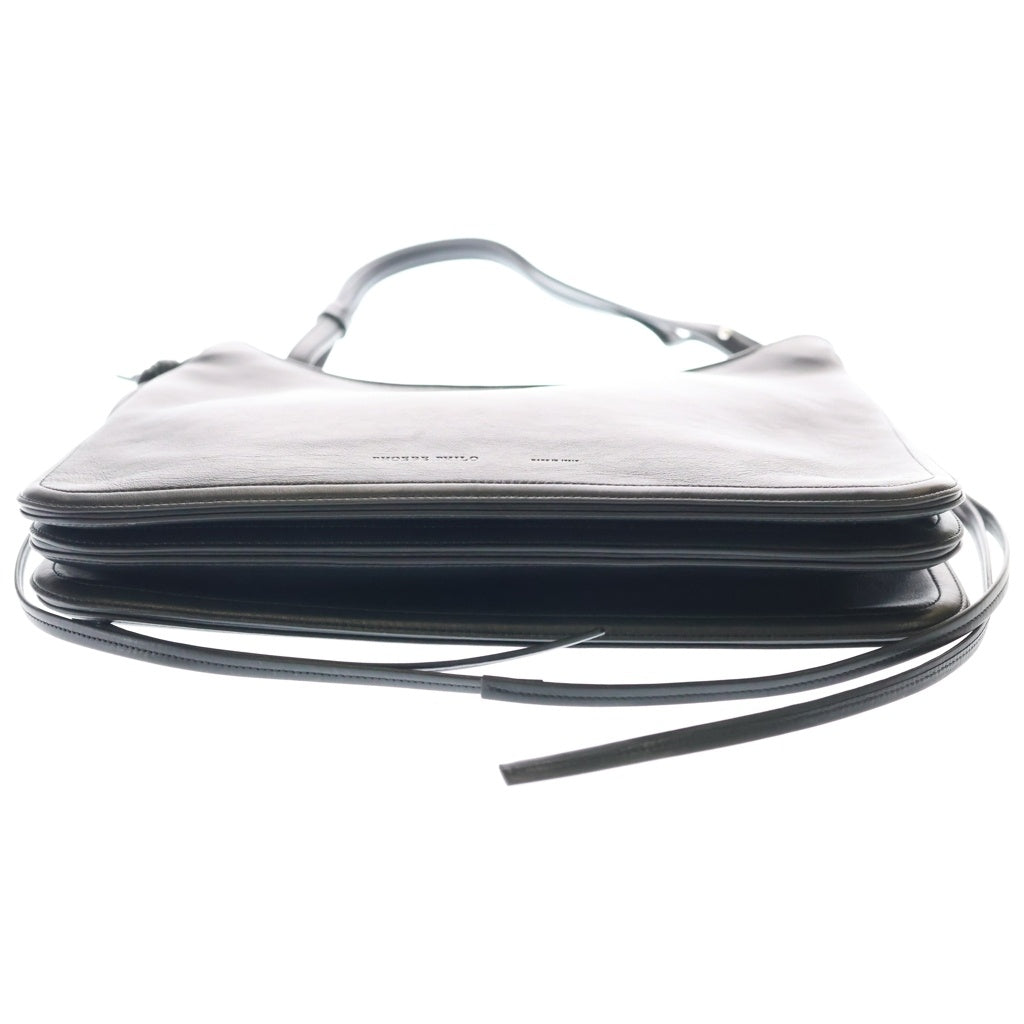 NO BRAND(ノーブランド) PHOEBE PHILO(フィービーファイロ) GIG BAG ギグバッグ レザーショルダーバッグ ブラック AB03 LT0010 AB03 LT0010