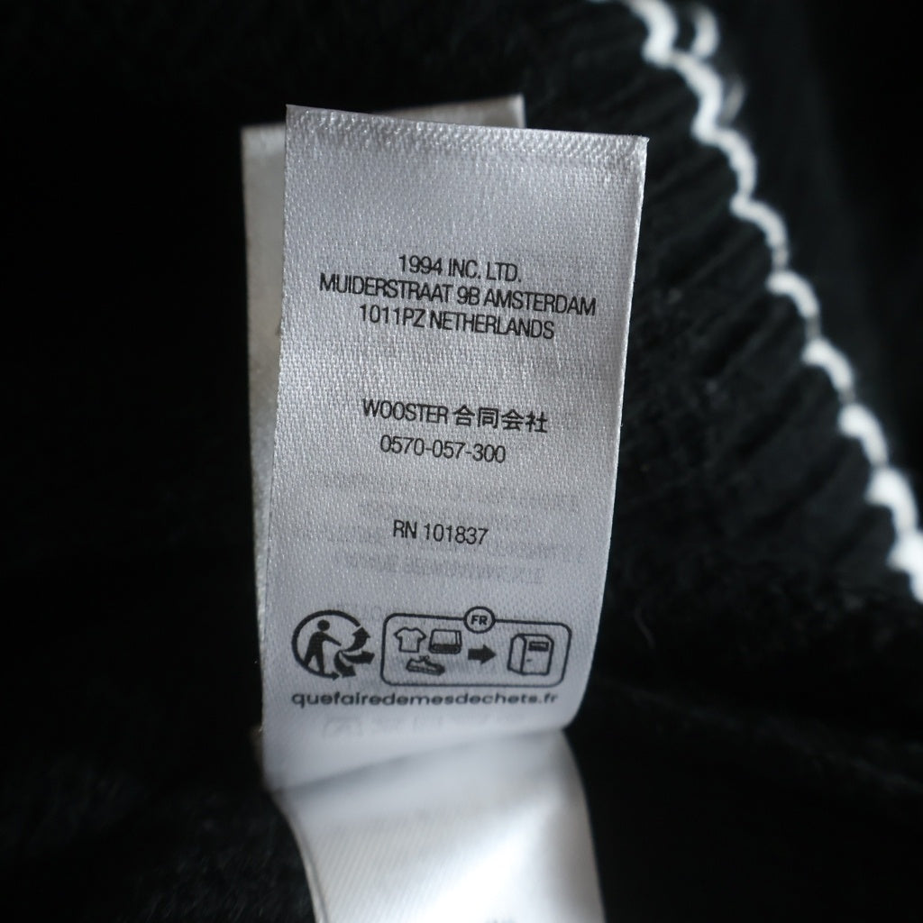 SUPREME(シュプリーム) 25AW Script Stripe Half Zip Sweater スクリプト ストライプ ハーフジップニット セーター ブラック