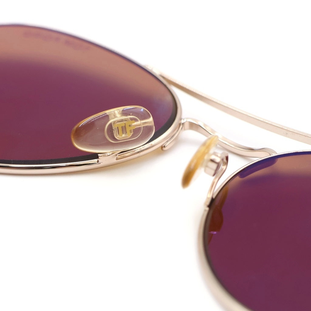 TOM FORD(トムフォード) ACE-02 TF551 ティアドロップサングラス アイウェア 眼鏡 ゴールド