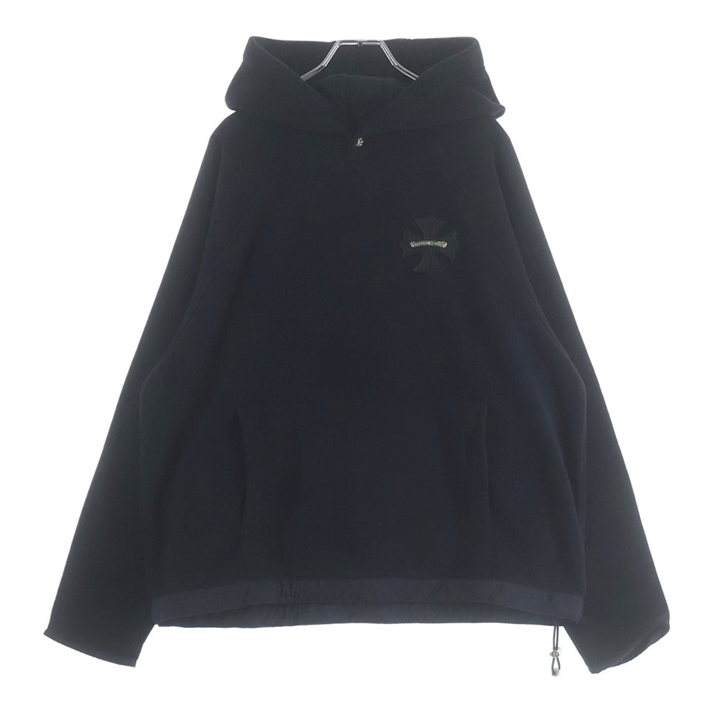 CHROME HEARTS(クロムハーツ) Y NOT DETENTION CHプラスパッチ プルオーバーフリースパーカー フーディー ブラック