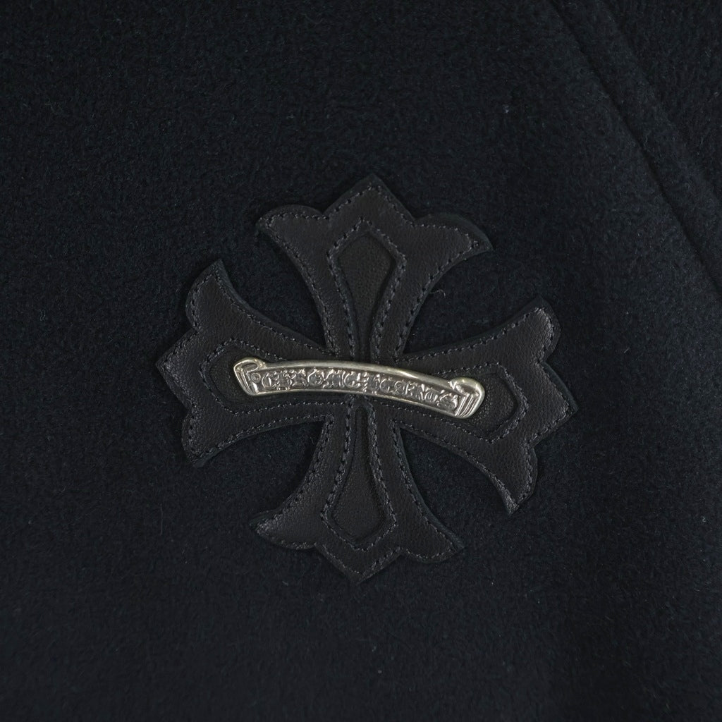 CHROME HEARTS(クロムハーツ) Y NOT DETENTION CHプラスパッチ プルオーバーフリースパーカー フーディー ブラック