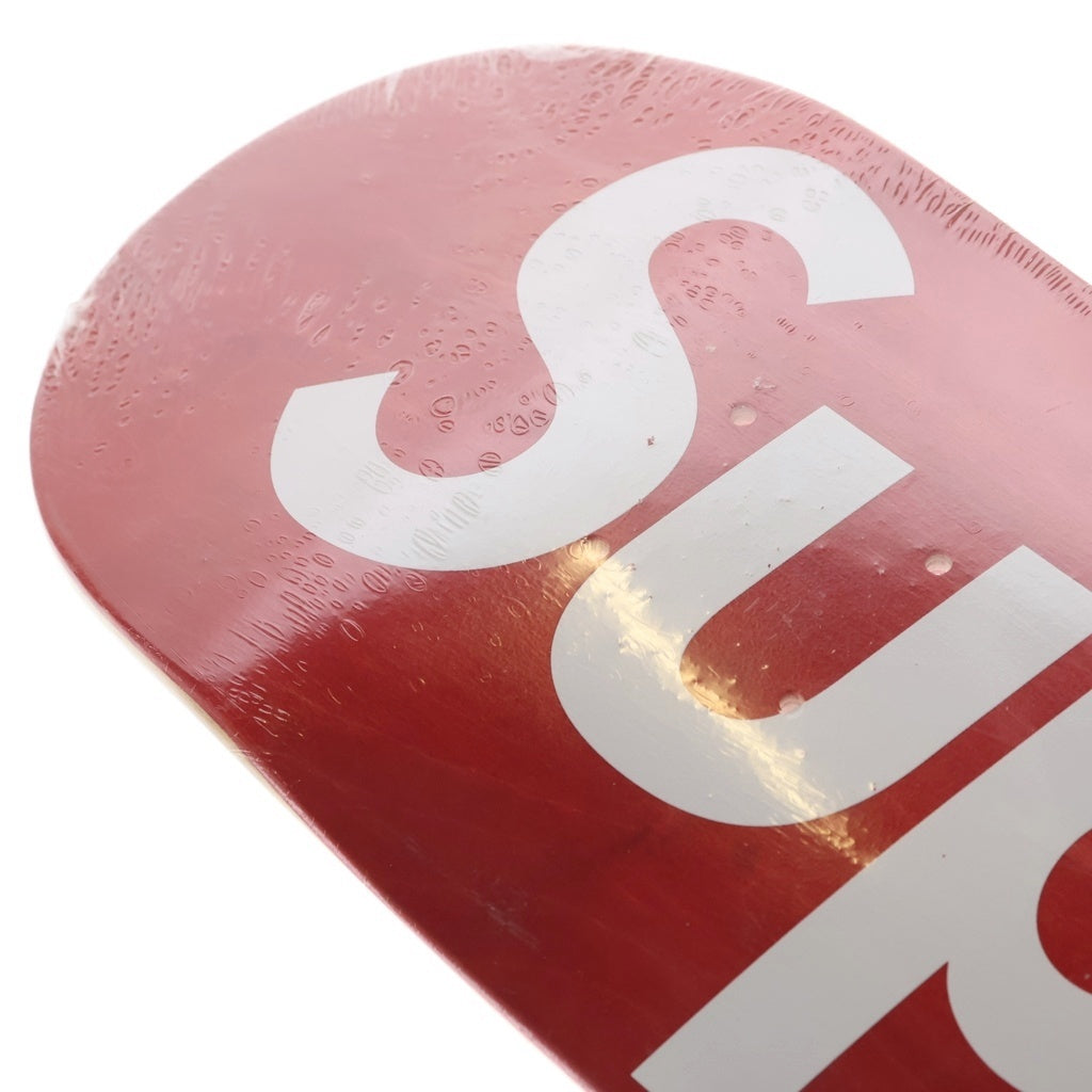 SUPREME(シュプリーム) 08AW Stained Logo Deck ロゴプリント スケートボードデッキ レッド