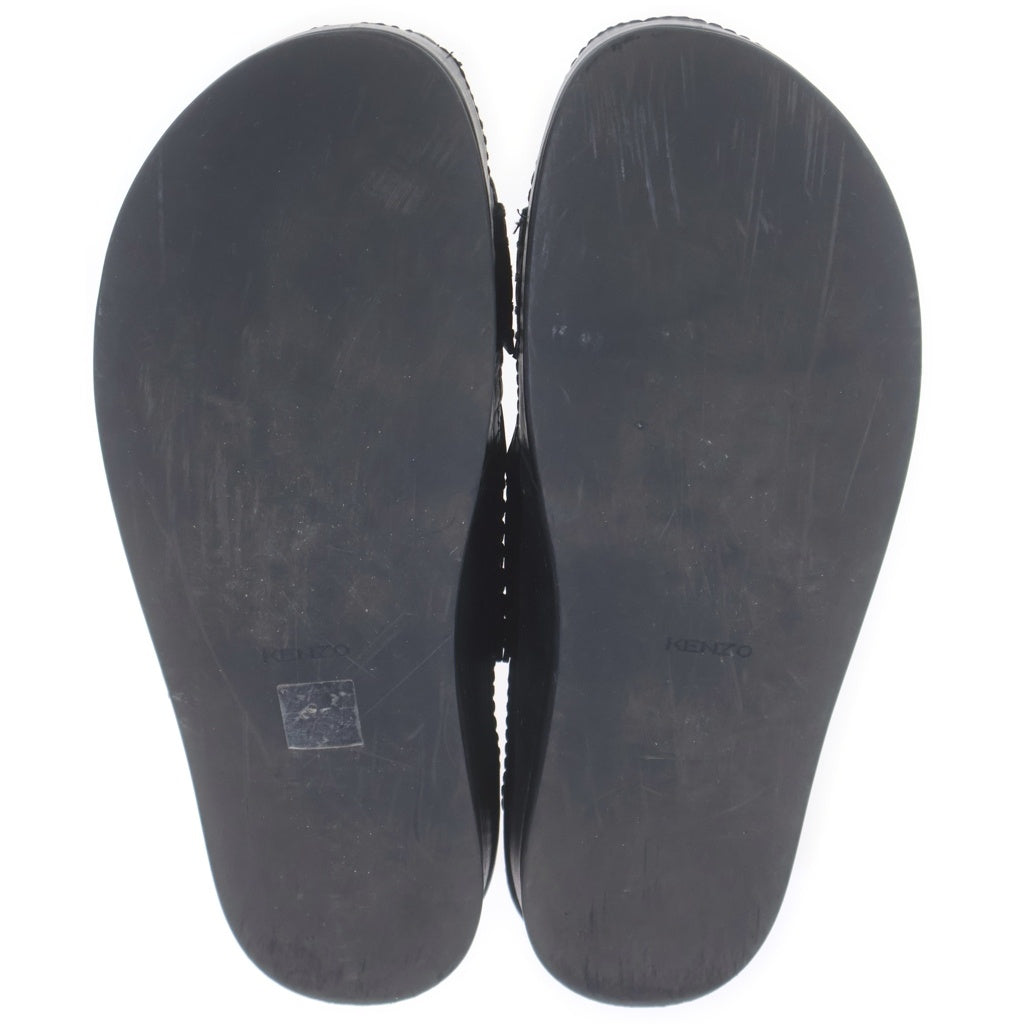 KENZO(ケンゾー) Opanka Mules レザーサンダル ローカットシューズ ブラック FB55MU023L65.99