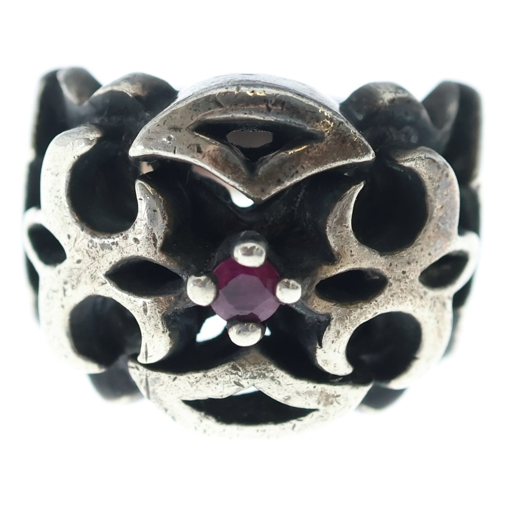 NO BRAND(ノーブランド) Stone Ring センターストーン リング シルバー