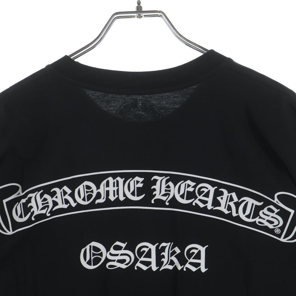 CHROME HEARTS(クロムハーツ) CH T-SHIRT LTD OSAKA 大阪限定 バック スクロールラベルプリント 半袖Tシャツ ブラック
