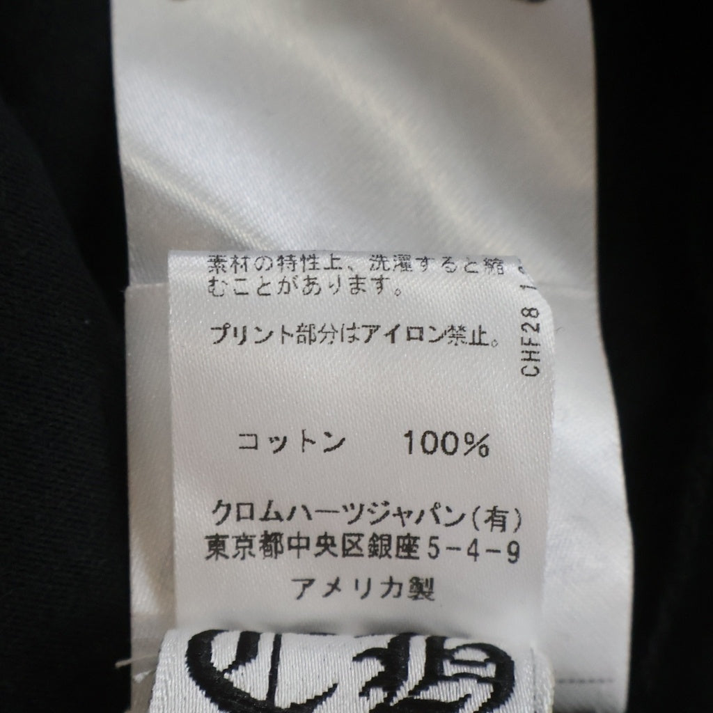 CHROME HEARTS(クロムハーツ) CH T-SHIRT LTD OSAKA 大阪限定 バック スクロールラベルプリント 半袖Tシャツ ブラック