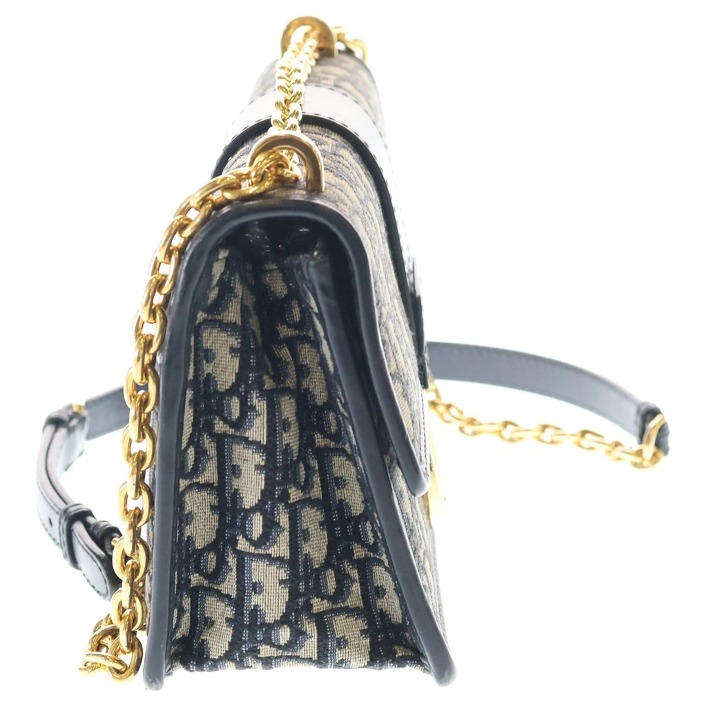 DIOR(ディオール) 30 MONTAIGNE M9208UTZQ モンテーニュ オブリーク ジャカード ショルダーバッグ ネイビー レディース