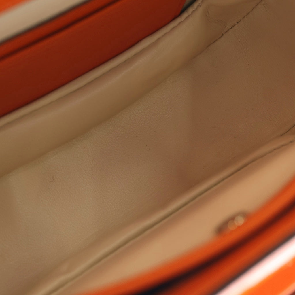 GUCCI(グッチ) Bamboo 1947 Mini Top Handle Bag Patent Leather バンブー パテントレザー ハンドバッグ ショルダーバッグ オレンジ 786482 レディース