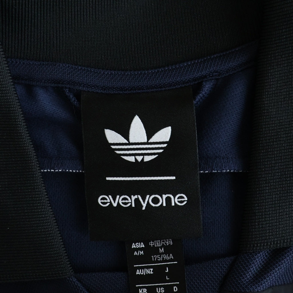 everyone(エブリワン) ×adidas JERSEY アディダス 半袖ポロシャツ ネイビー KS0620