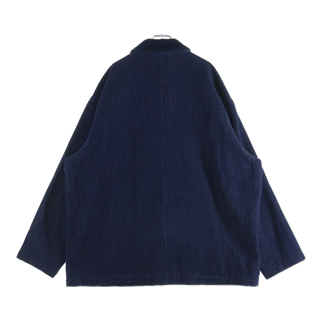 everyone(エブリワン) soft denim coverall jacket ソフトデニム カバーオールジャケット インディゴ EV25-JK31