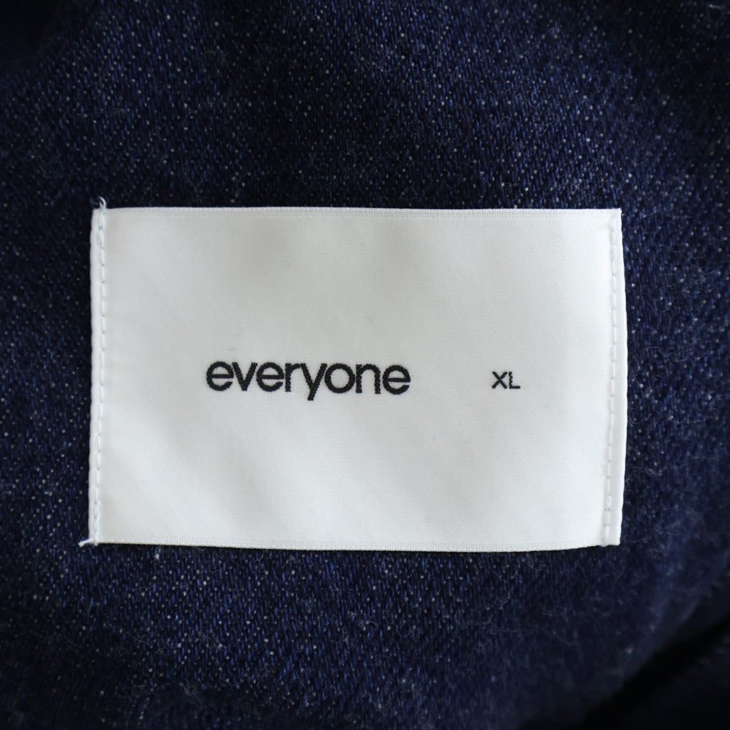 everyone(エブリワン) soft denim coverall jacket ソフトデニム カバーオールジャケット インディゴ EV25-JK31