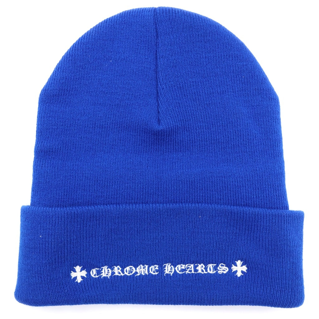 CHROME HEARTS クロムハーツ BLUE WATCH CAP CHROME HEARTS(クロムハーツ) BLUE WATCH CAP CHロゴ刺繍 ワッチ
