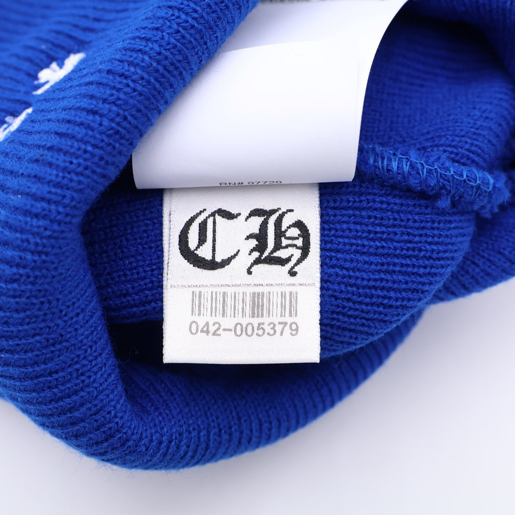 CHROME HEARTS(クロムハーツ) BLUE WATCH CAP CHロゴ刺繍 ワッチ