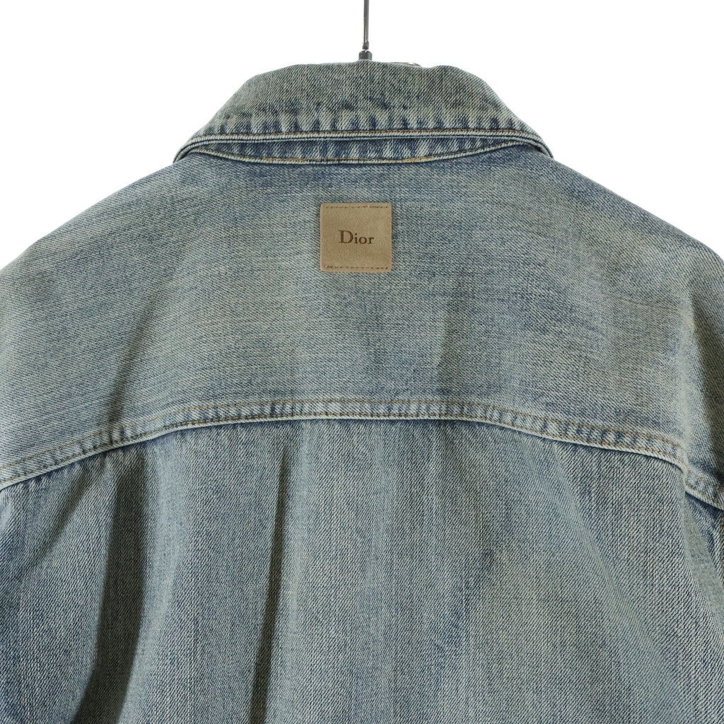 DIOR(ディオール) 26SS PATCHWORK EFFECT OVERSHIRT パッチワーク エフェクト オーバーシャツ インディゴ 683D586A3052