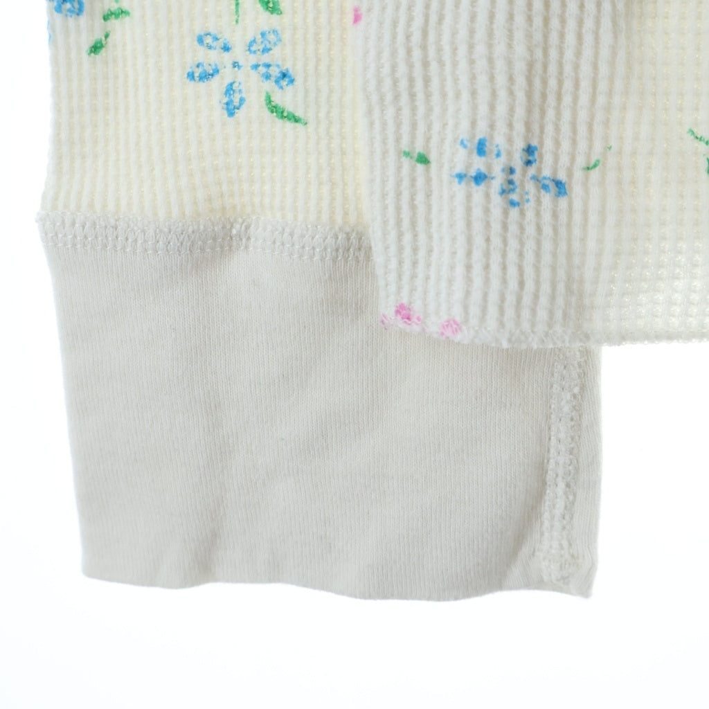 SUPREME(シュプリーム) 25AW Hanes Bones Thermal Crew Floral (1Pack) ヘインズ ボーン 花柄 サーマル長袖Tシャツ ロンT ホワイト